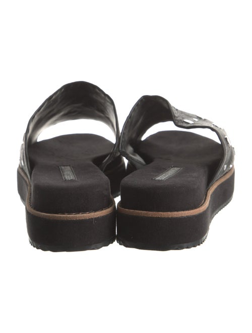 Rebecca Minkoff Leather Studded Accents Slides