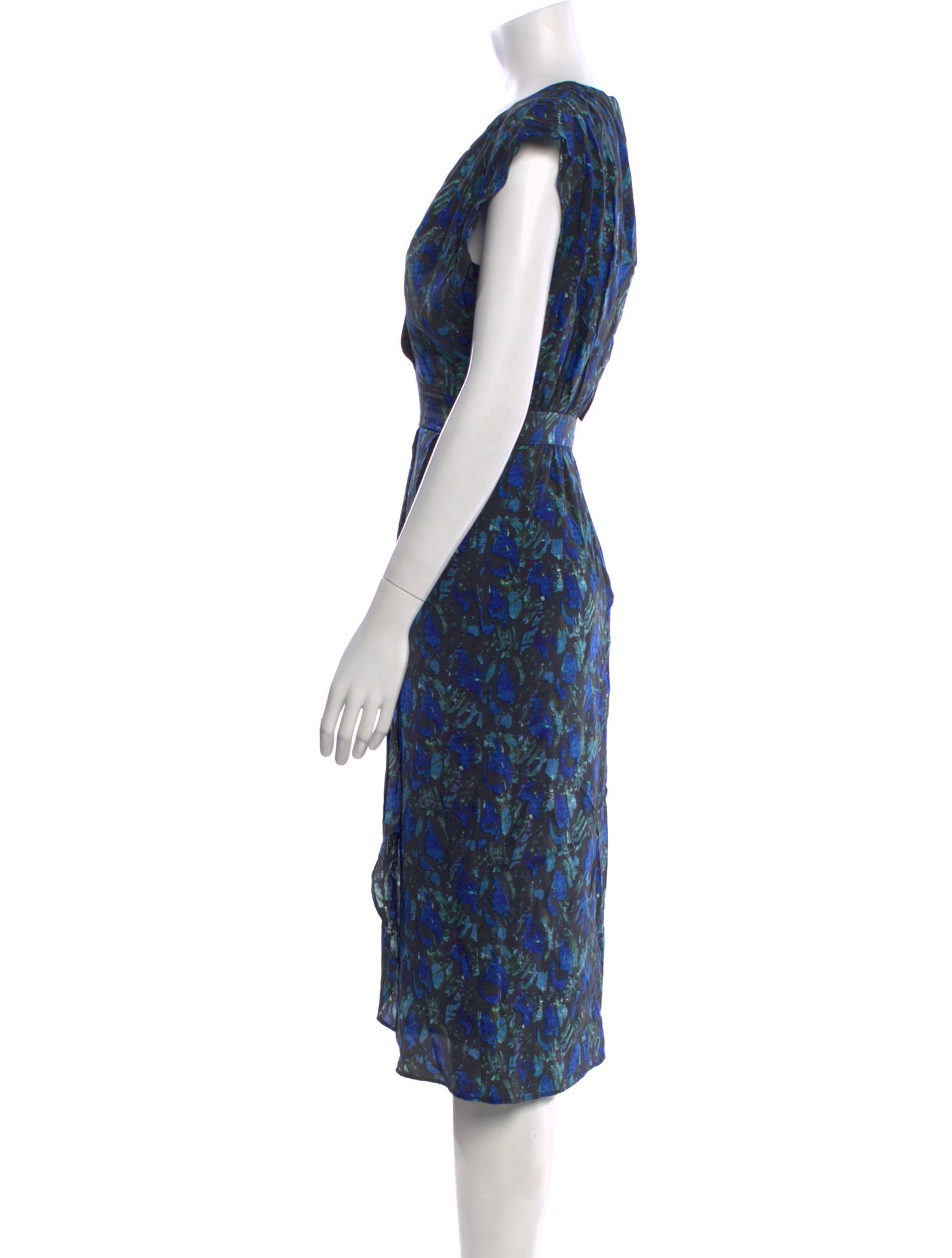 Rebecca Minkoff Silk Midi Length Dress