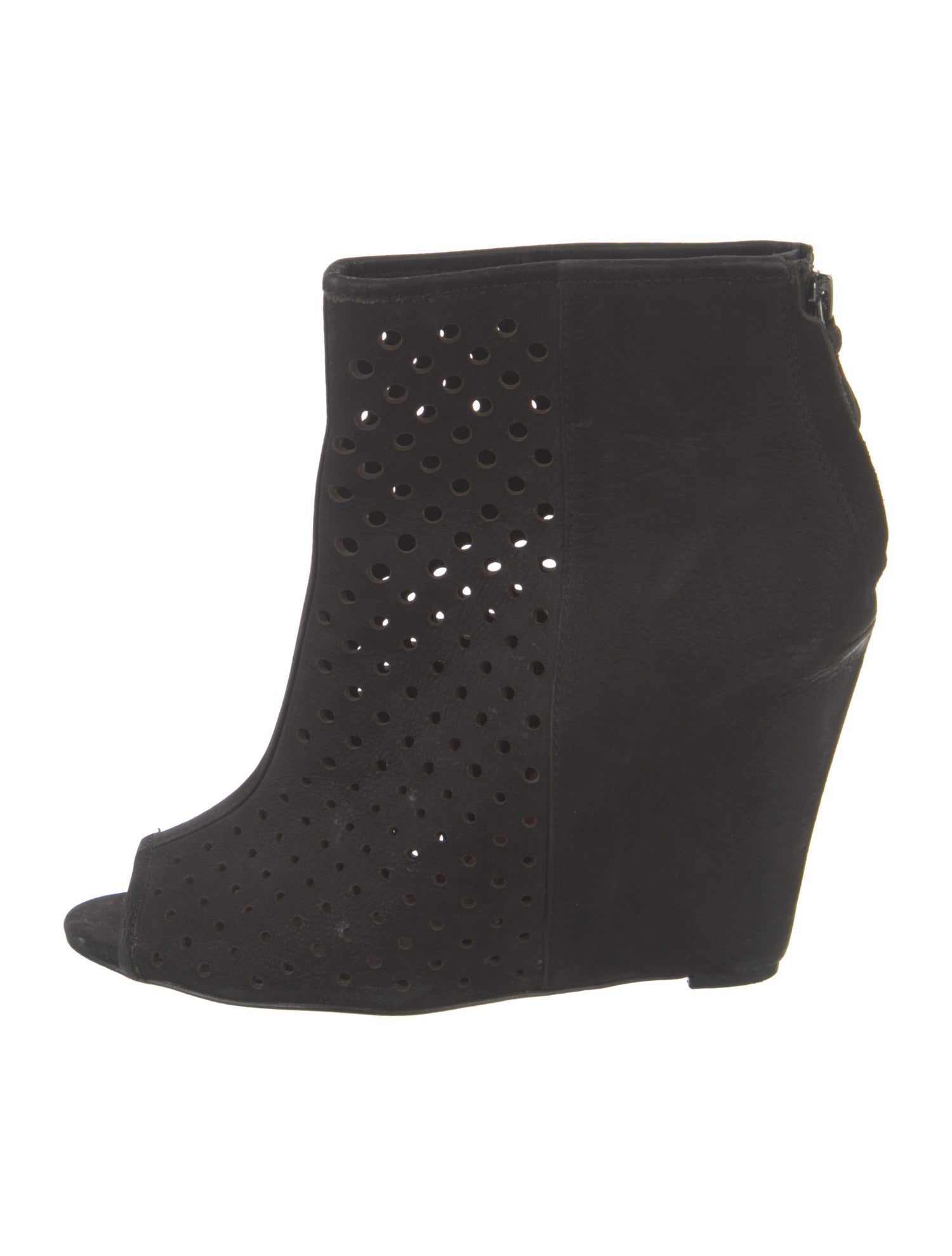 Rebecca Minkoff Suede Lasercut Accents Pumps