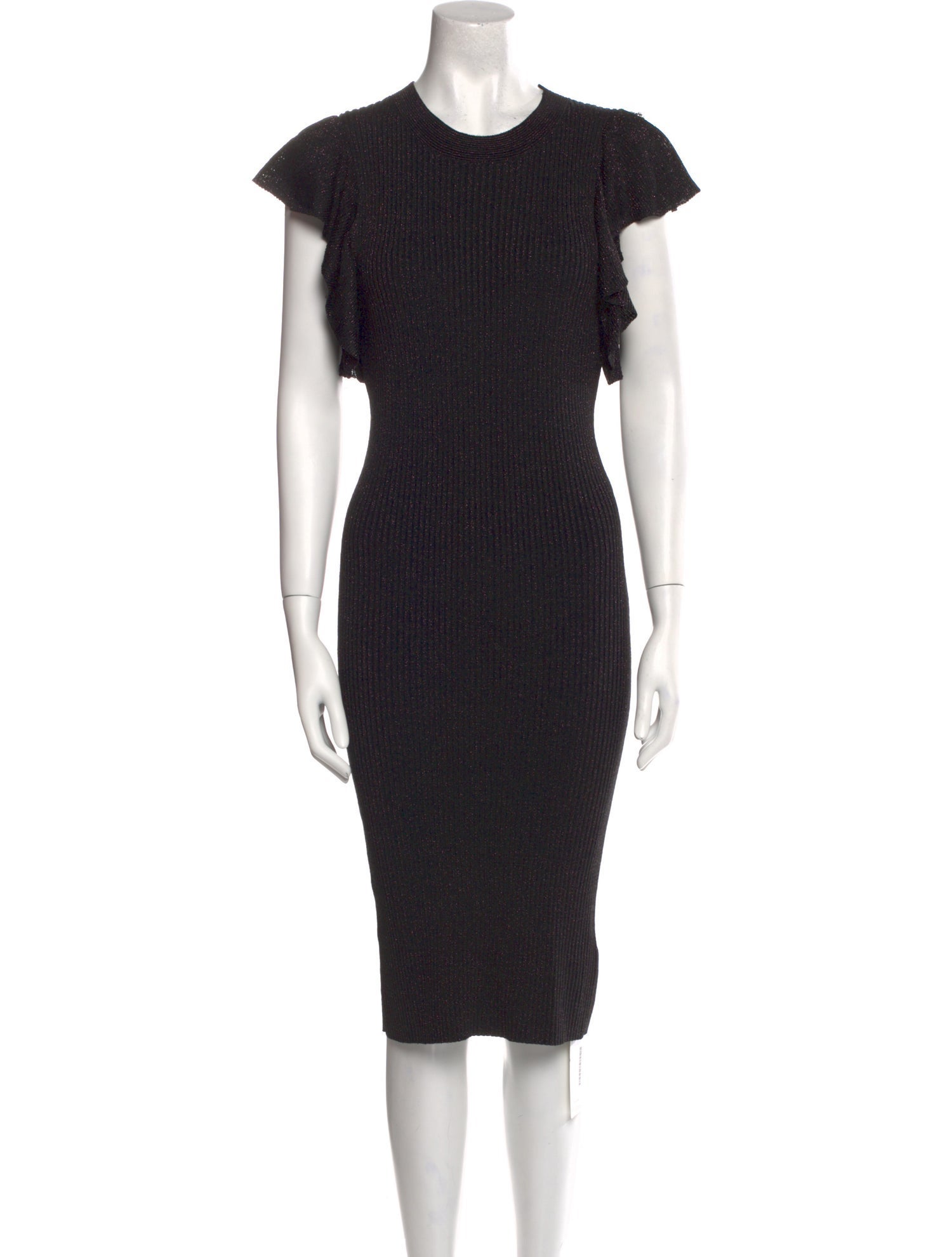 Rebecca Minkoff Crew Neck Midi Length Dress
