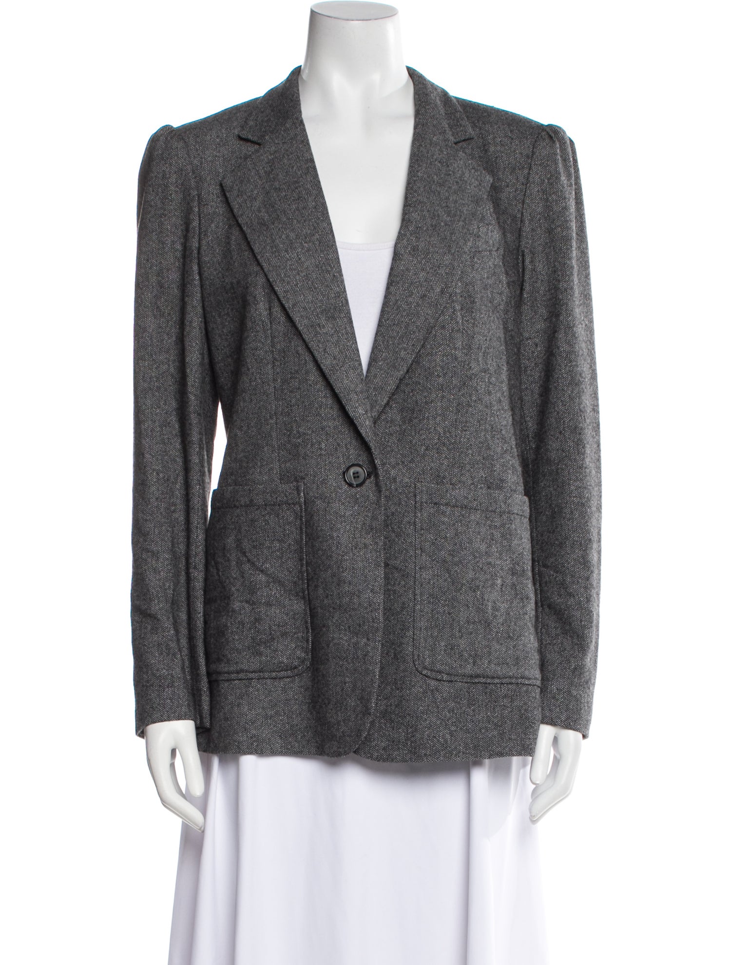Rebecca Minkoff Wool Printed Blazer