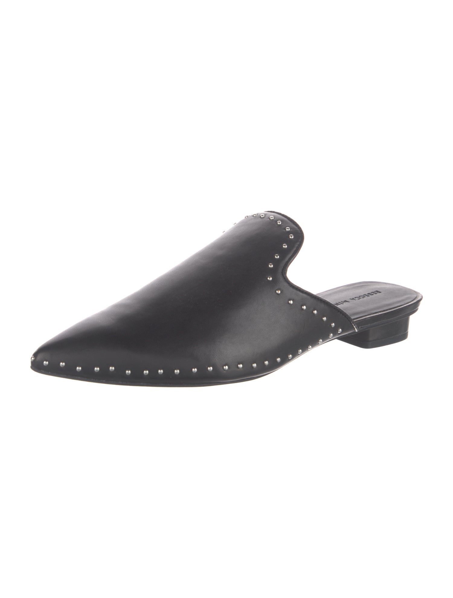 Rebecca Minkoff Leather Studded Accents Mules