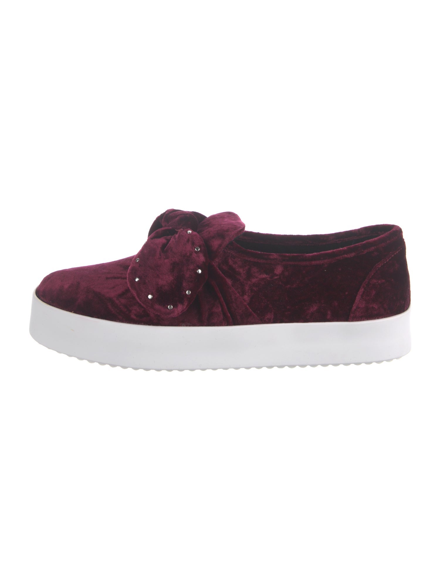 Rebecca Minkoff Velvet Bow Accents Sneakers