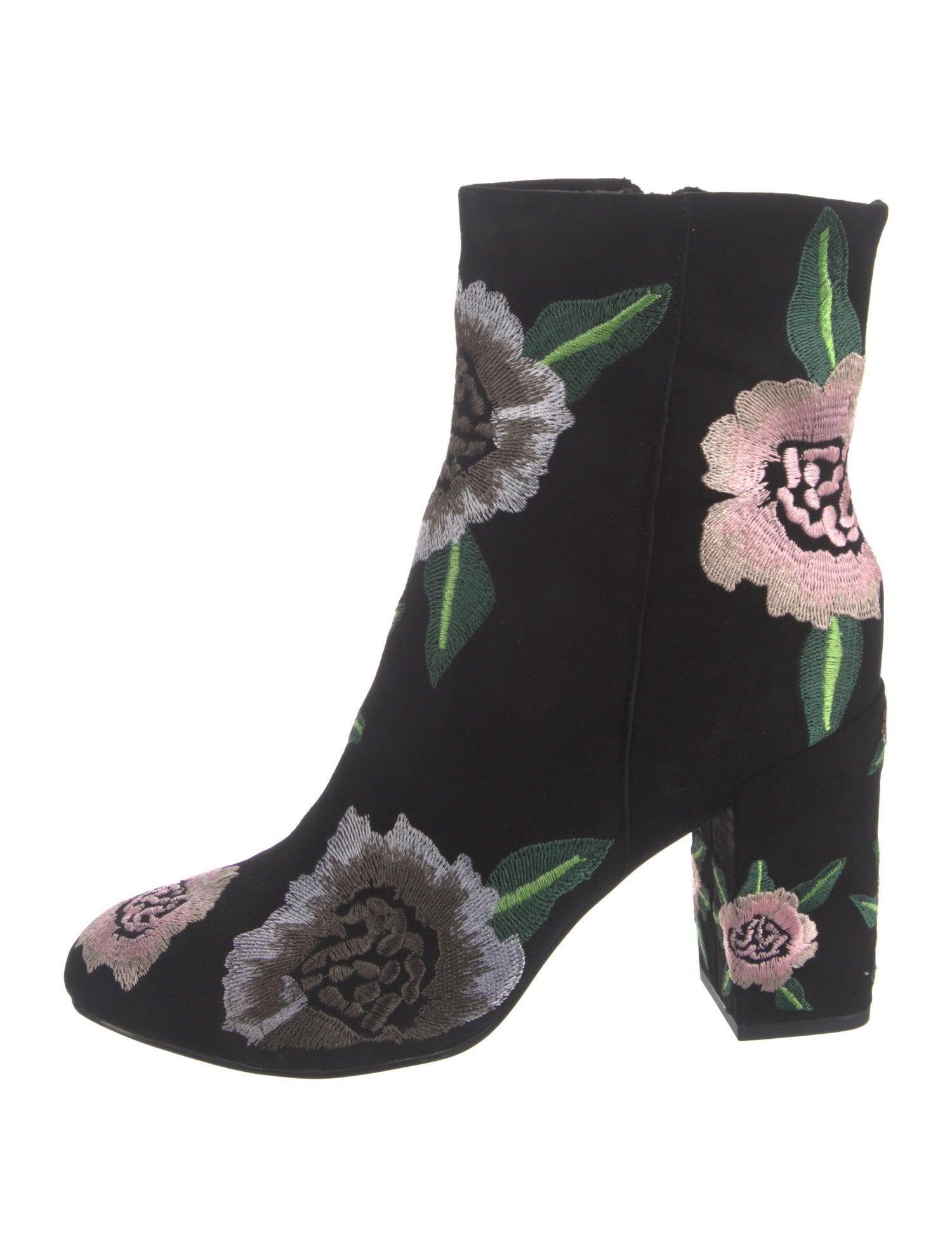 Rebecca Minkoff Suede Floral Print Boots