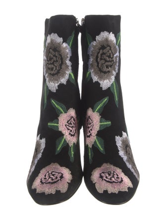 Rebecca Minkoff Suede Floral Print Boots