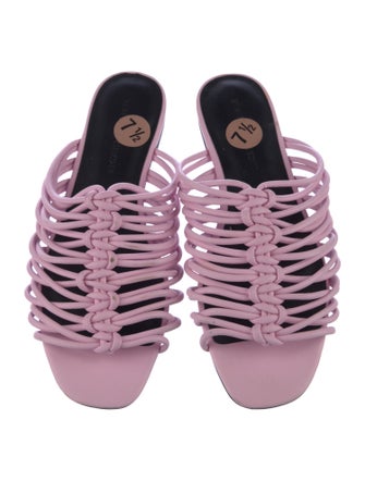 Rebecca Minkoff Leather Slides