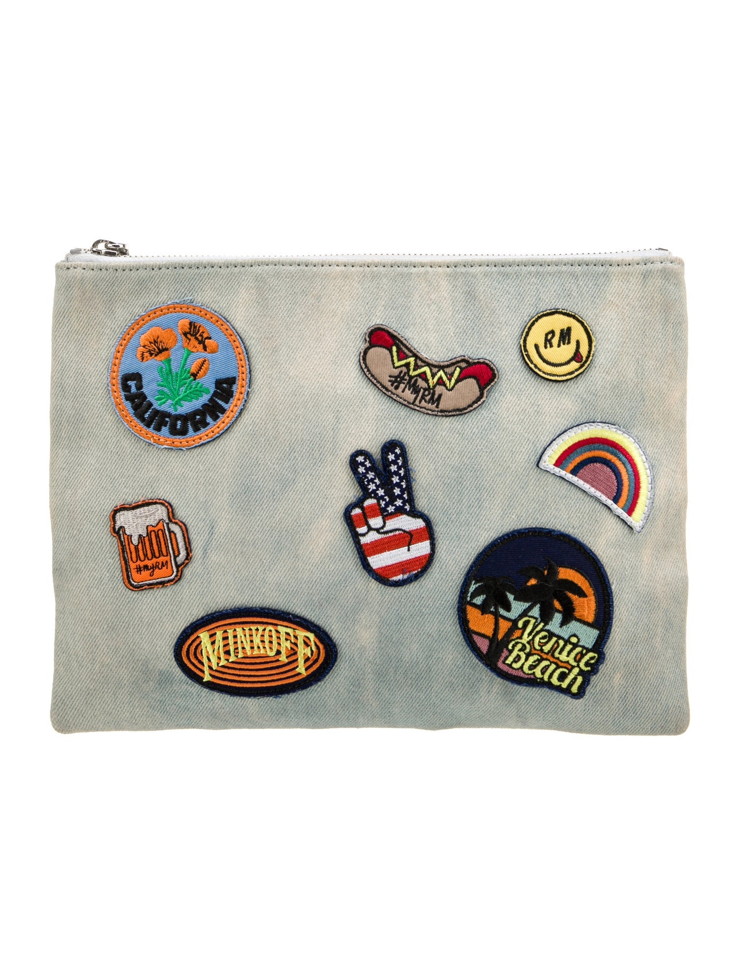 Rebecca Minkoff Denim Clutch