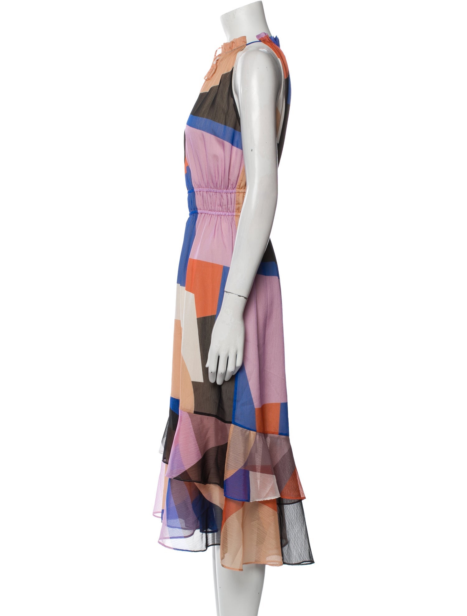 Rebecca Minkoff Printed Midi Length Dress w/ Tags