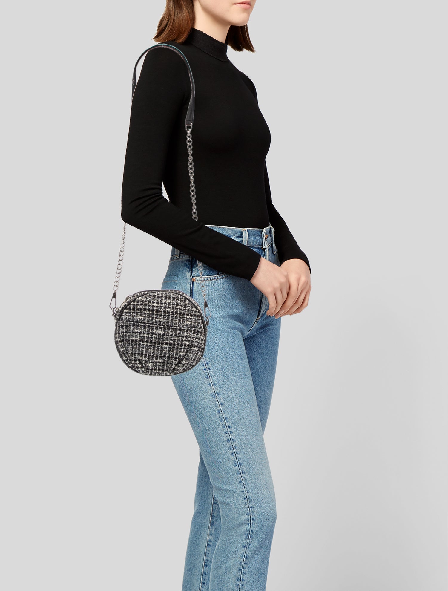 Rebecca Minkoff Tweed Shoulder Bag