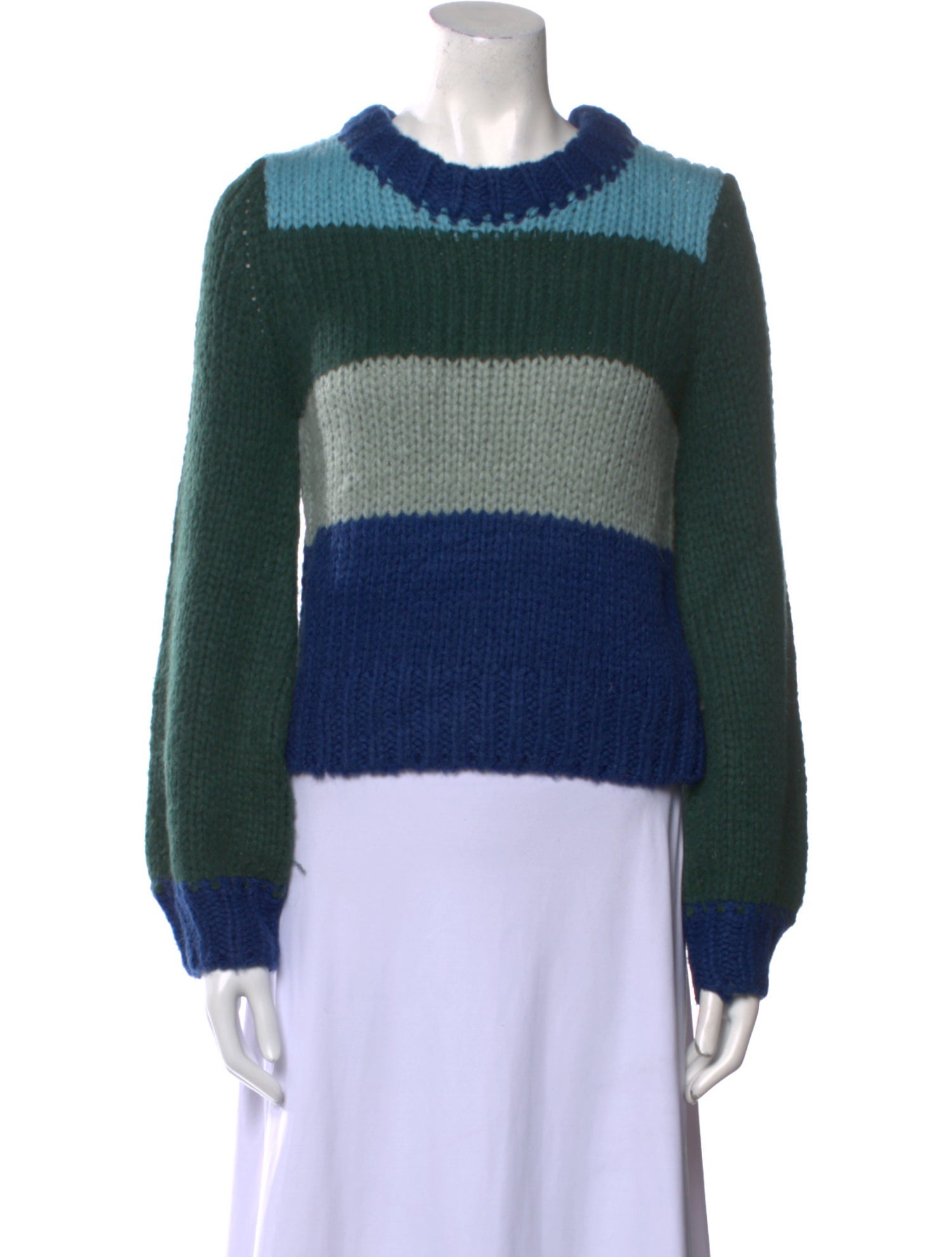 Rebecca Minkoff Striped Crew Neck Sweater