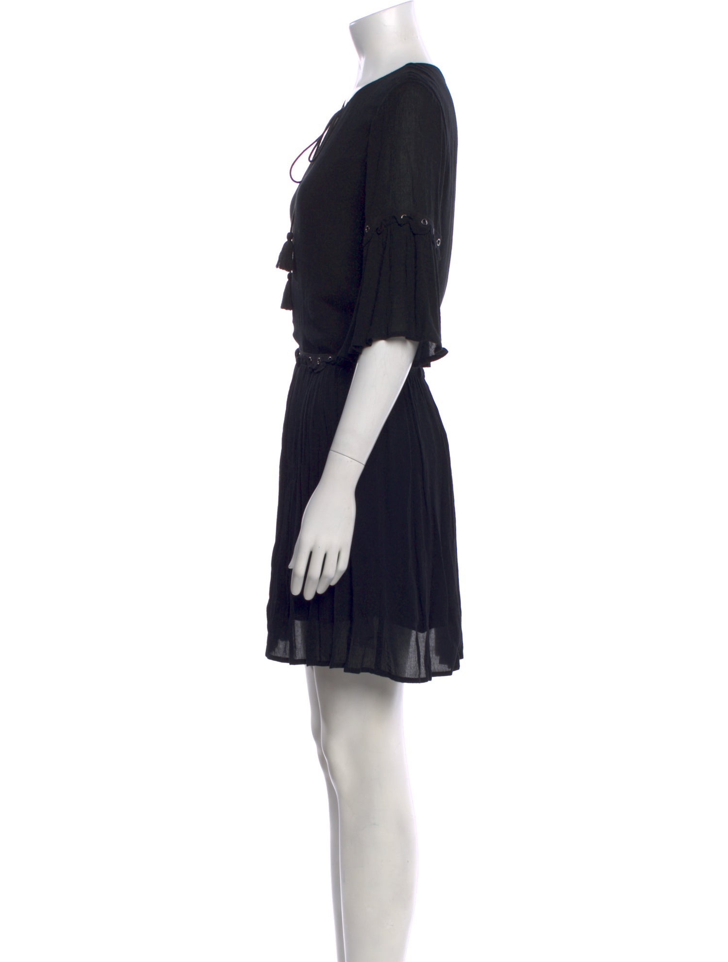 Rebecca Minkoff Tie Neck Mini Dress