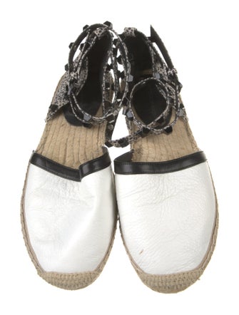 Rebecca Minkoff Leather Patterned D'Orsay Flats