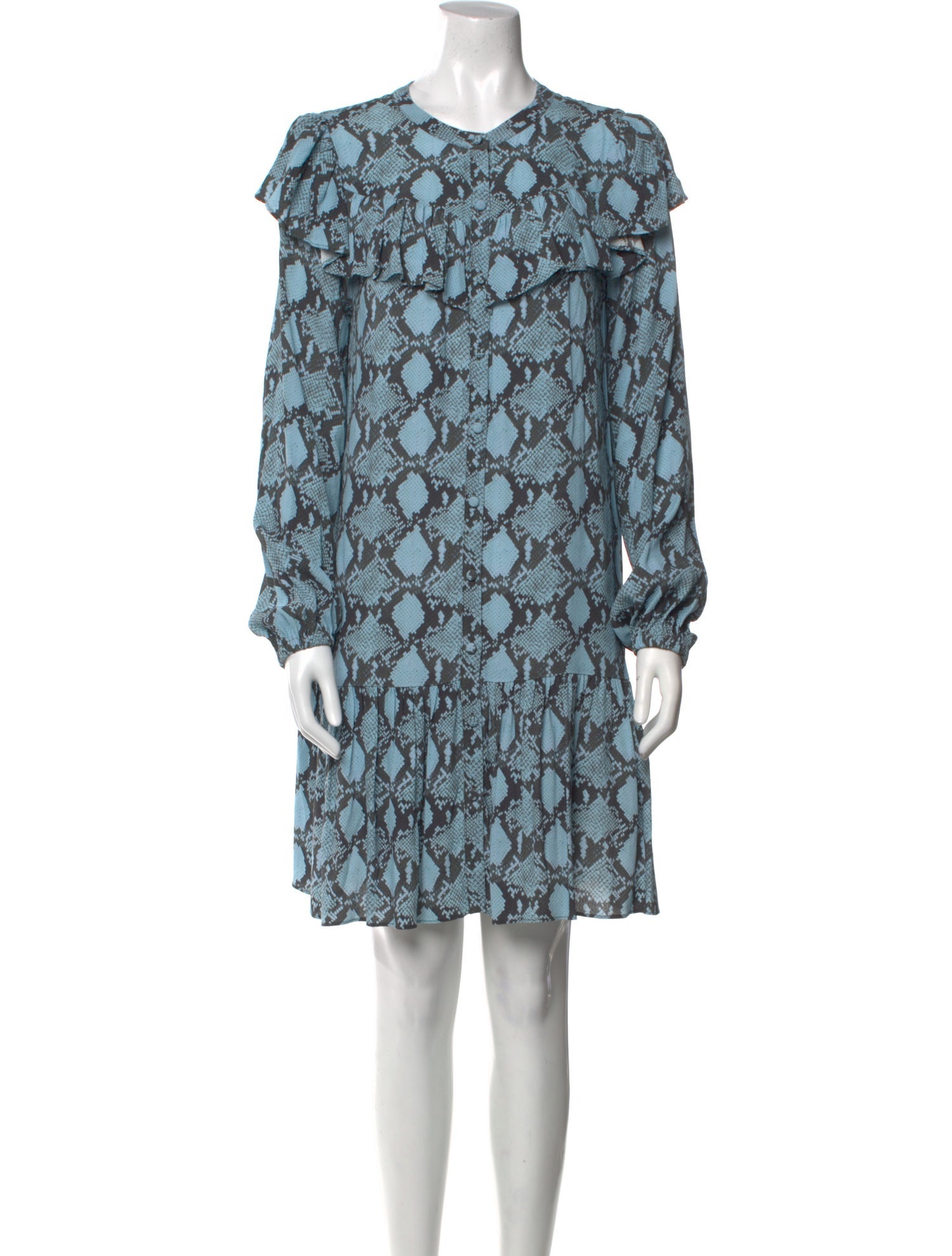 Rebecca Minkoff Printed Knee-Length Dress