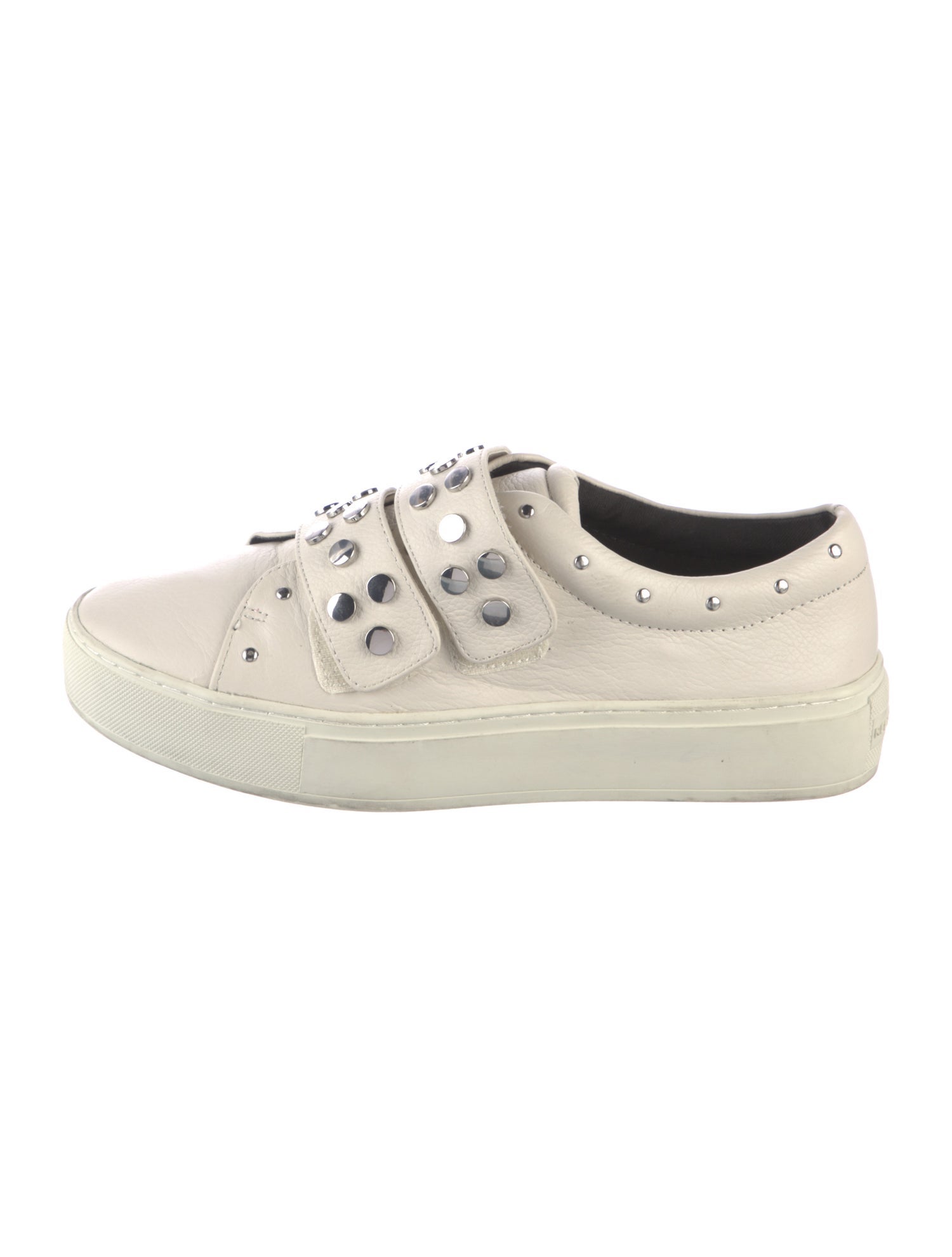 Rebecca Minkoff Leather Studded Accents Sneakers