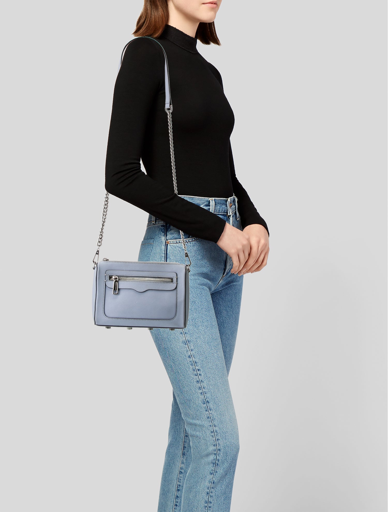 Rebecca Minkoff Saffiano Leather Portfolio
