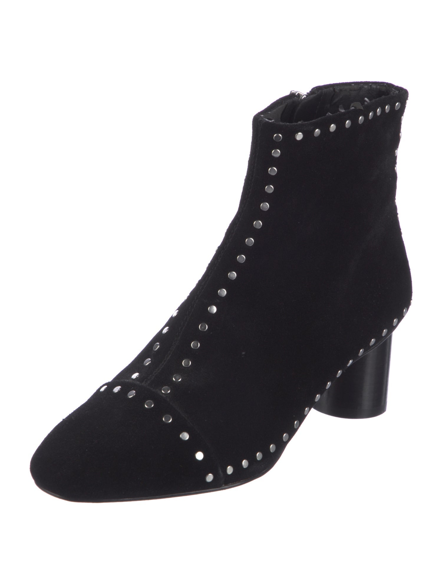 Rebecca Minkoff Suede Studded Accents Boots