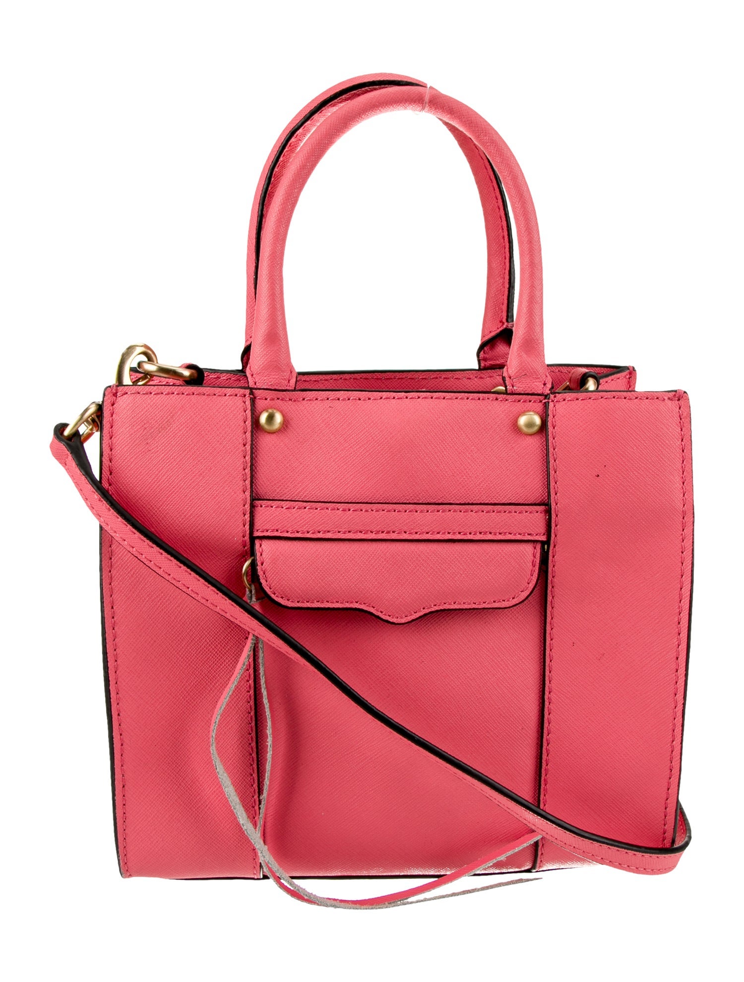 Rebecca Minkoff Saffiano Leather Top Handle Bag