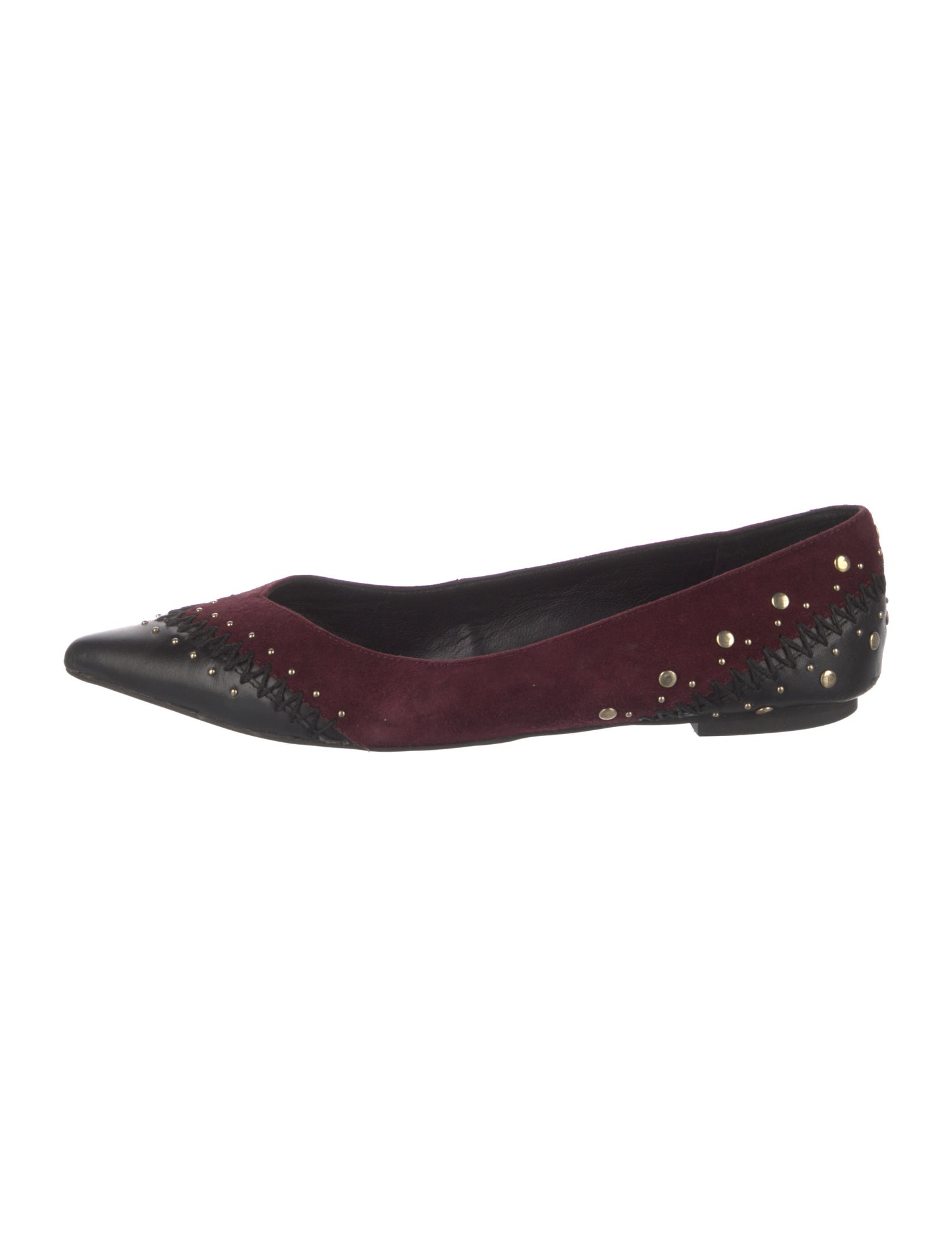 Rebecca Minkoff Suede Printed Flats