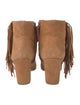 Rebecca Minkoff Suede Fringe Trim Accent Western Boots