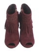 Rebecca Minkoff Suede Fringe Trim Accent Boots