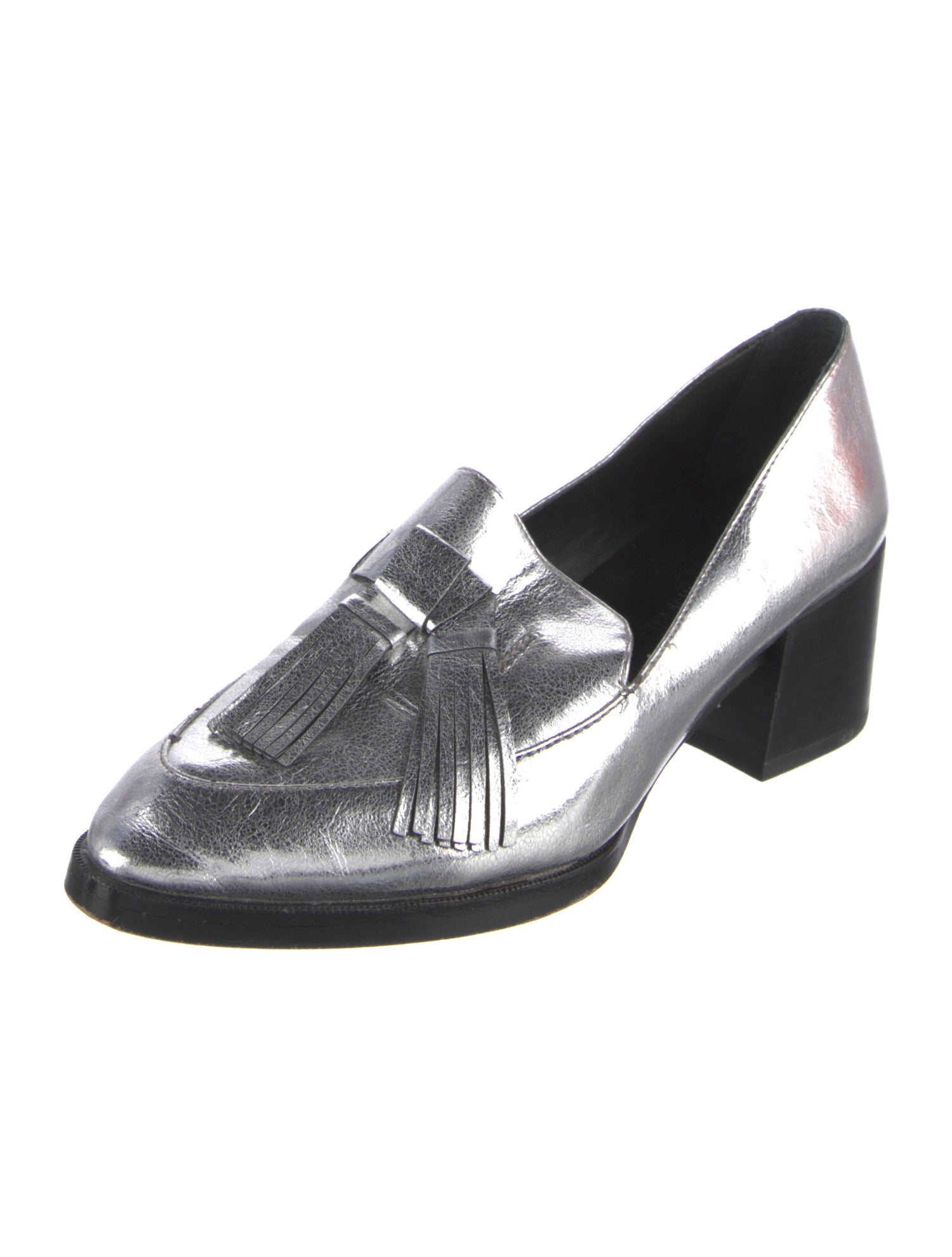 Rebecca Minkoff Leather Tassel Accents Loafers