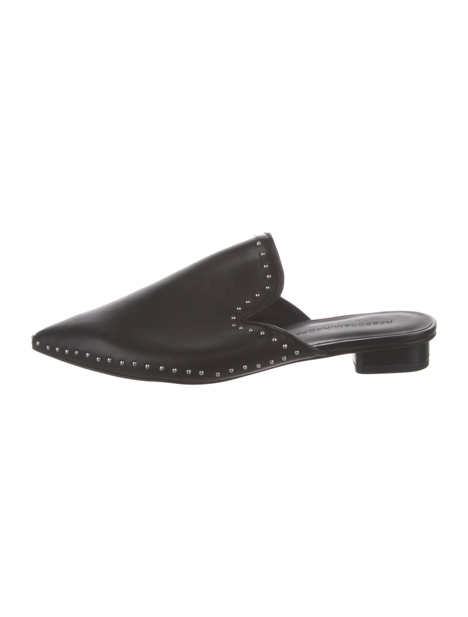 Rebecca Minkoff Leather Studded Accents Mules