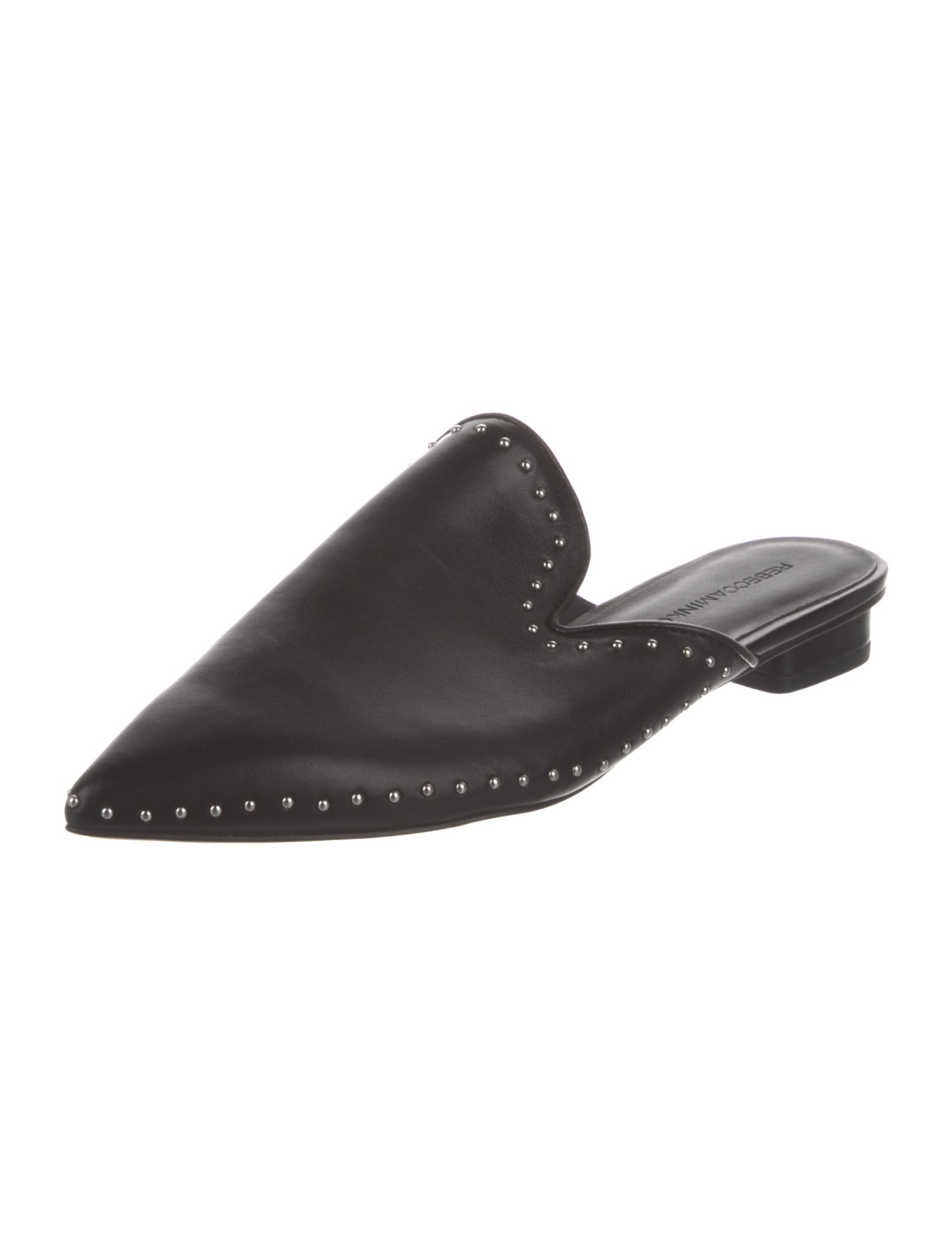 Rebecca Minkoff Leather Studded Accents Mules