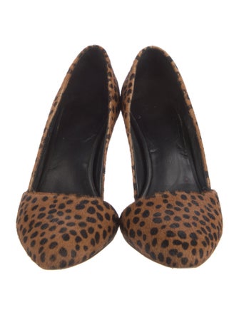 Rebecca Minkoff Ponyhair Animal Print D'Orsay Pumps