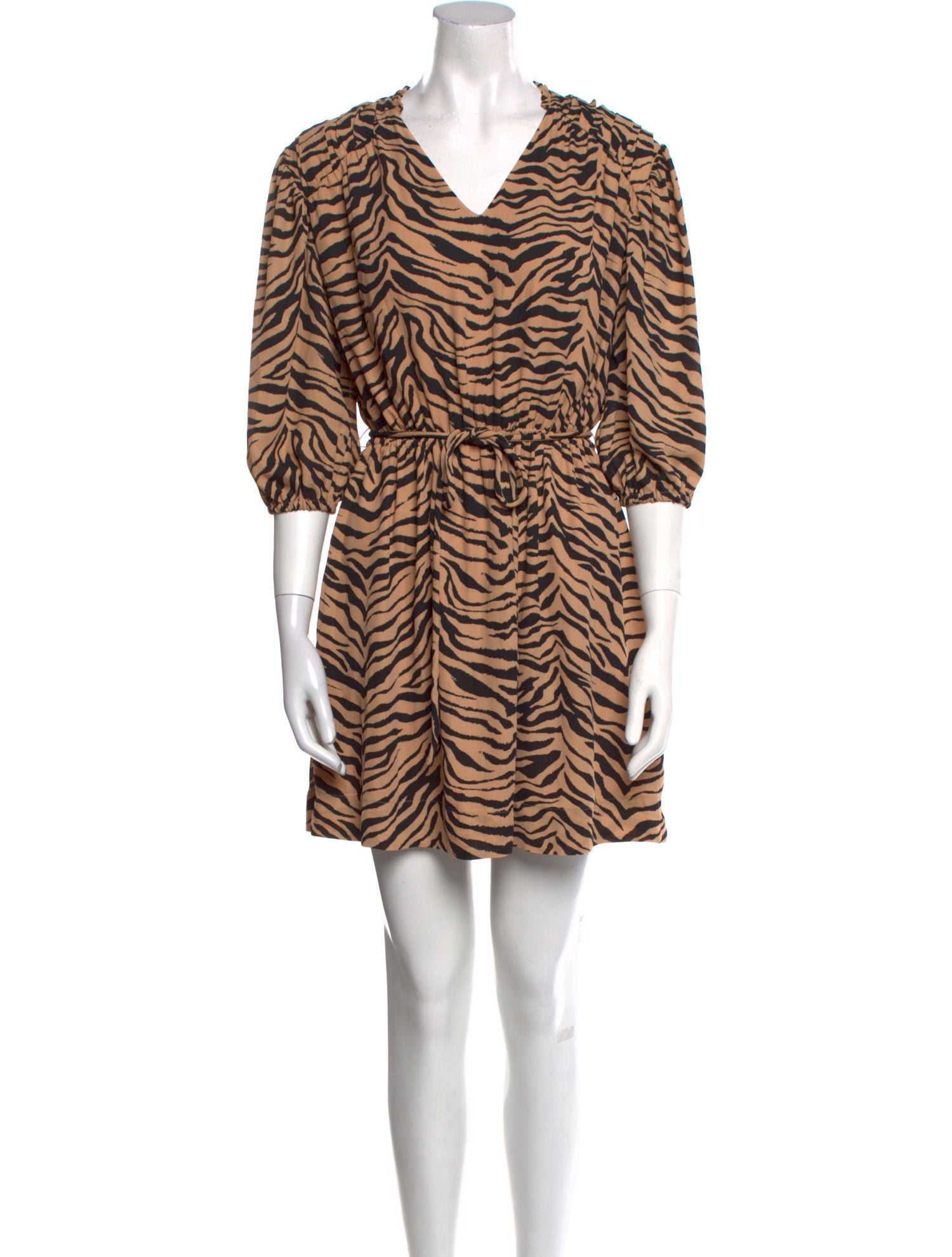 Rebecca Minkoff Animal Print Mini Dress