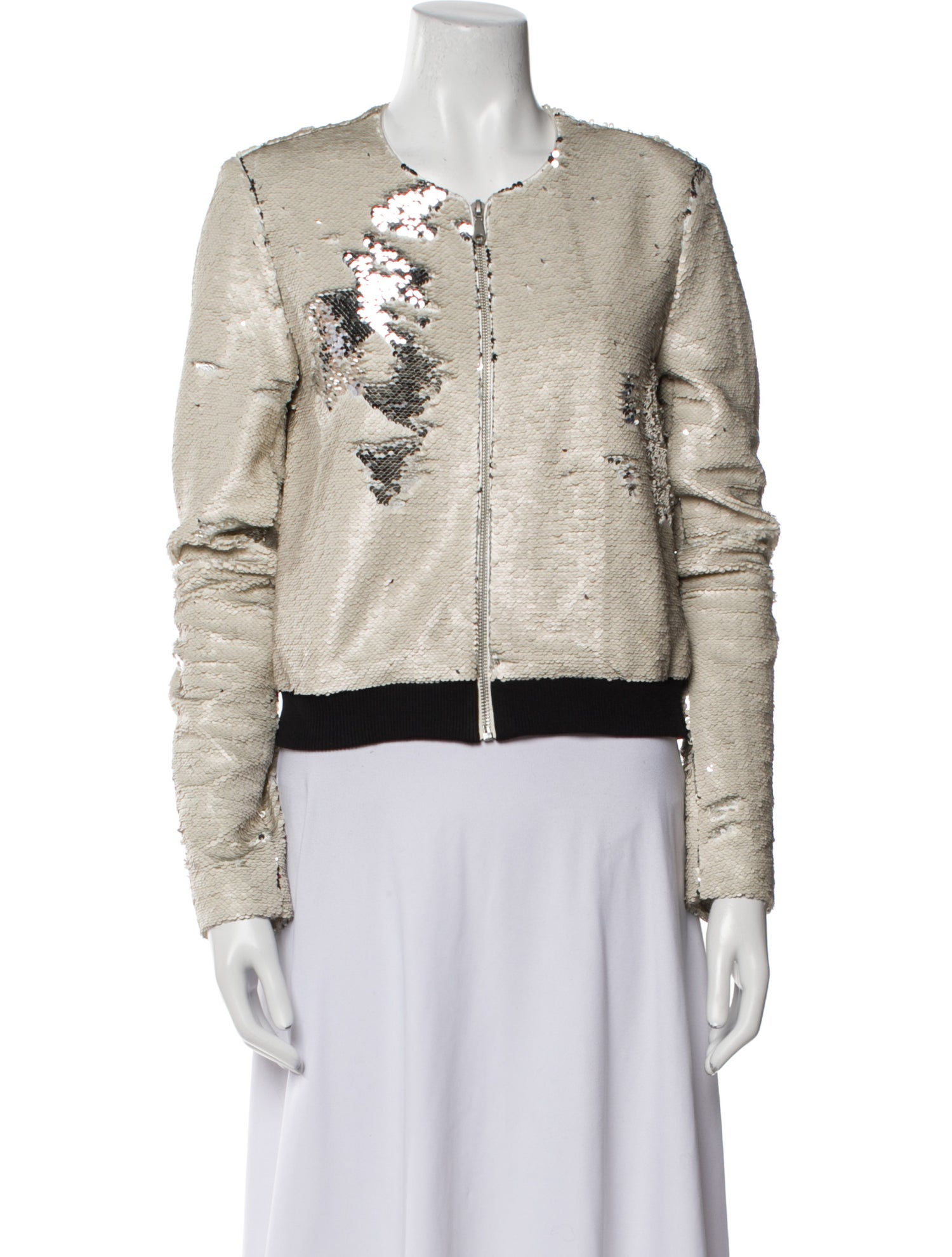 Rebecca Minkoff Colorblock Pattern Evening Jacket