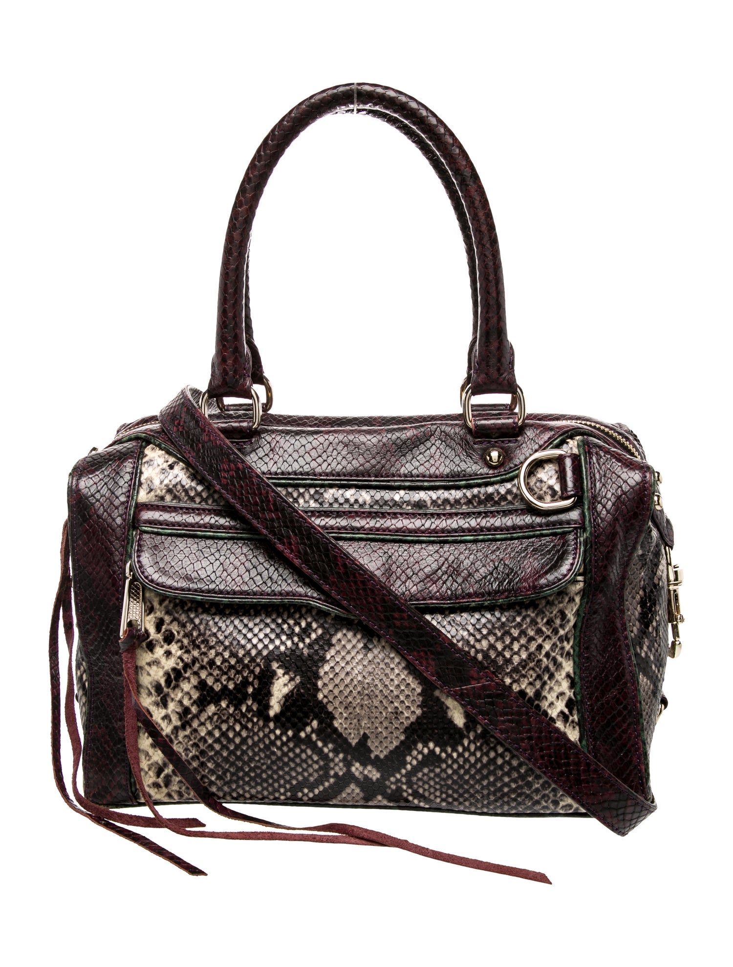 Rebecca Minkoff Embossed Leather Top Handle Bag