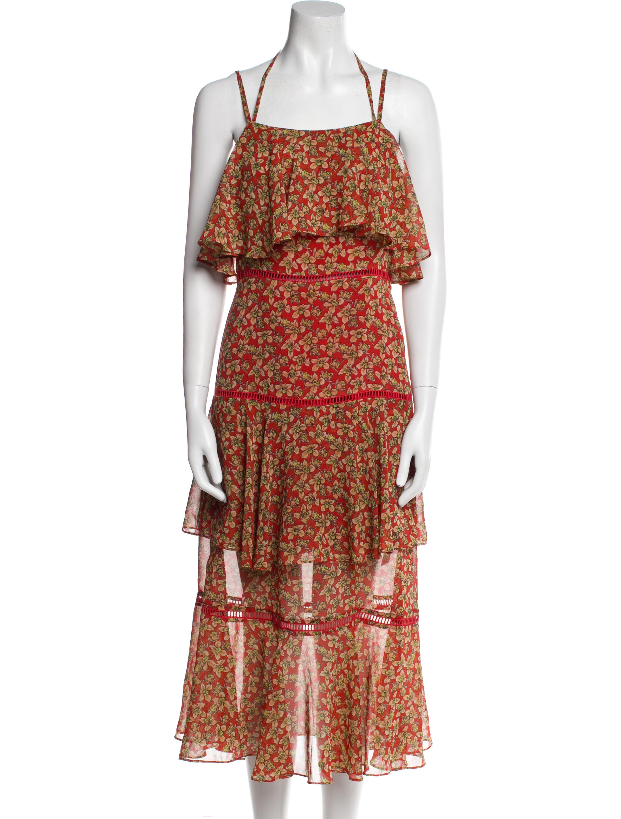Rebecca Minkoff Floral Print Long Dress