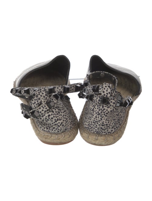 Rebecca Minkoff Leather Colorblock Pattern Espadrilles