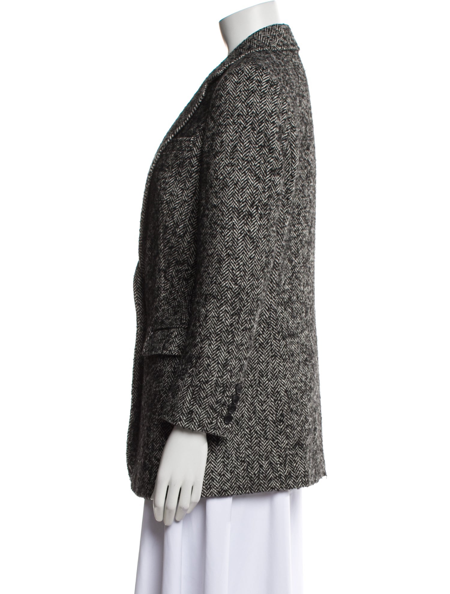 Rebecca Minkoff Tweed Pattern Blazer