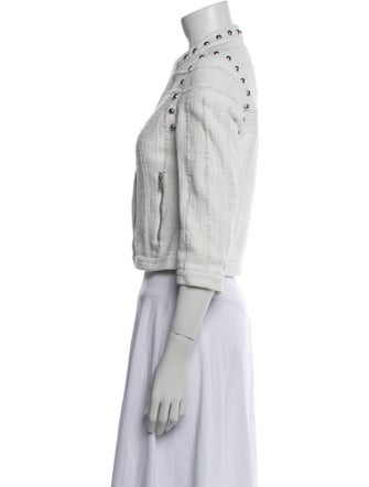 Rebecca Minkoff Tweed Pattern Evening Jacket