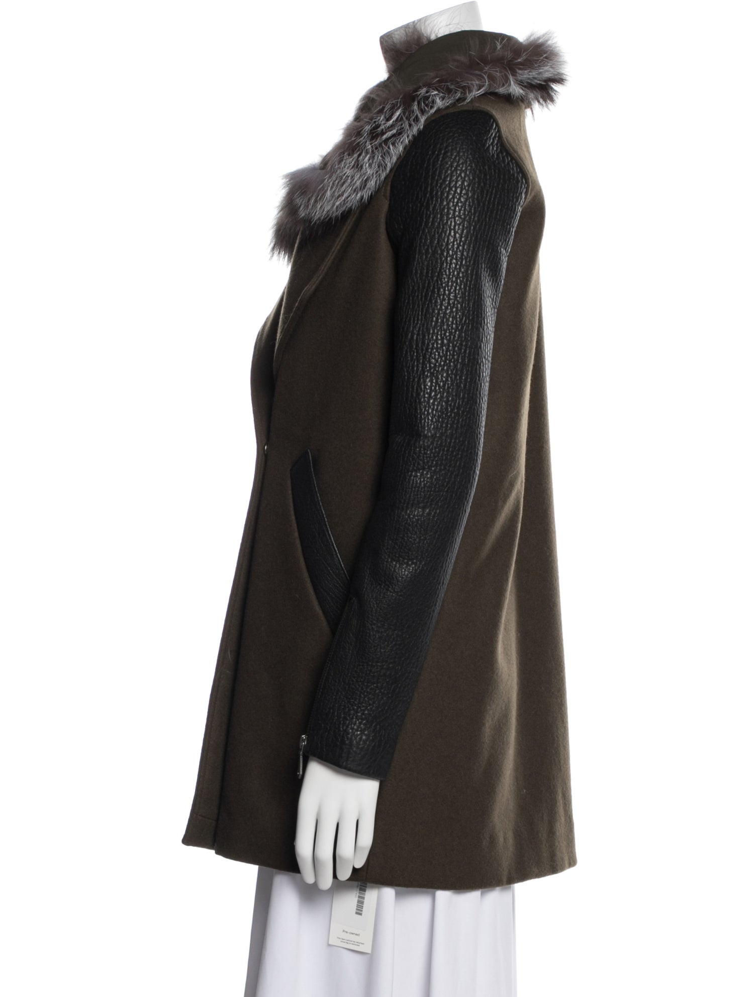 Rebecca Minkoff Wool Fur Jacket