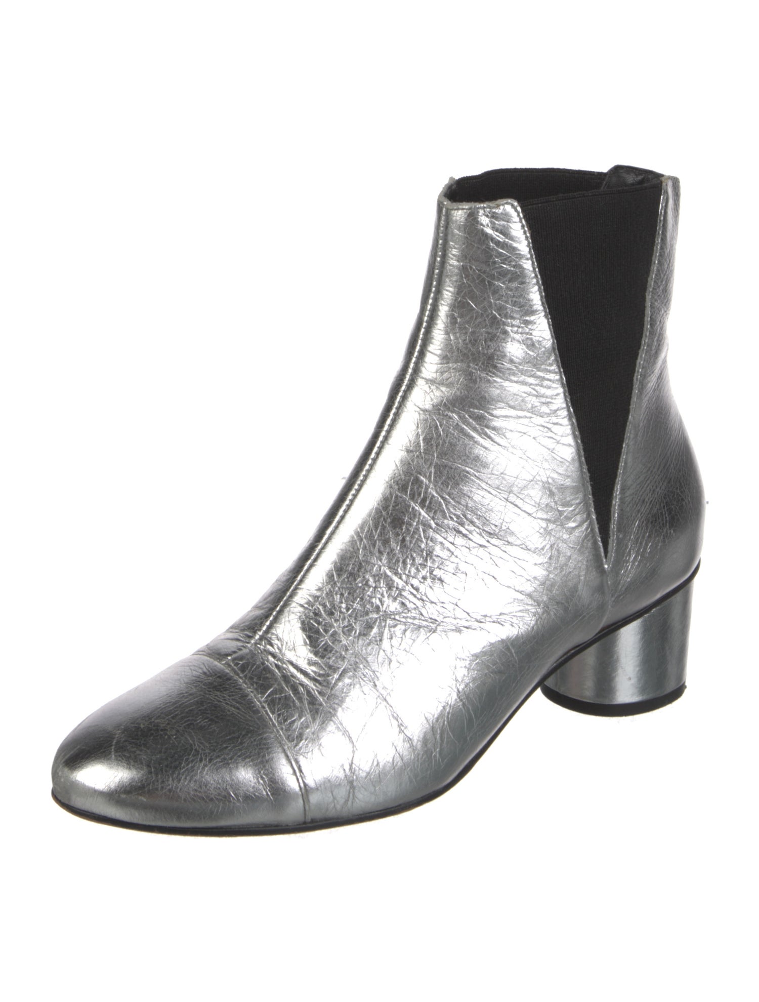 Rebecca Minkoff Leather Colorblock Pattern Chelsea Boots