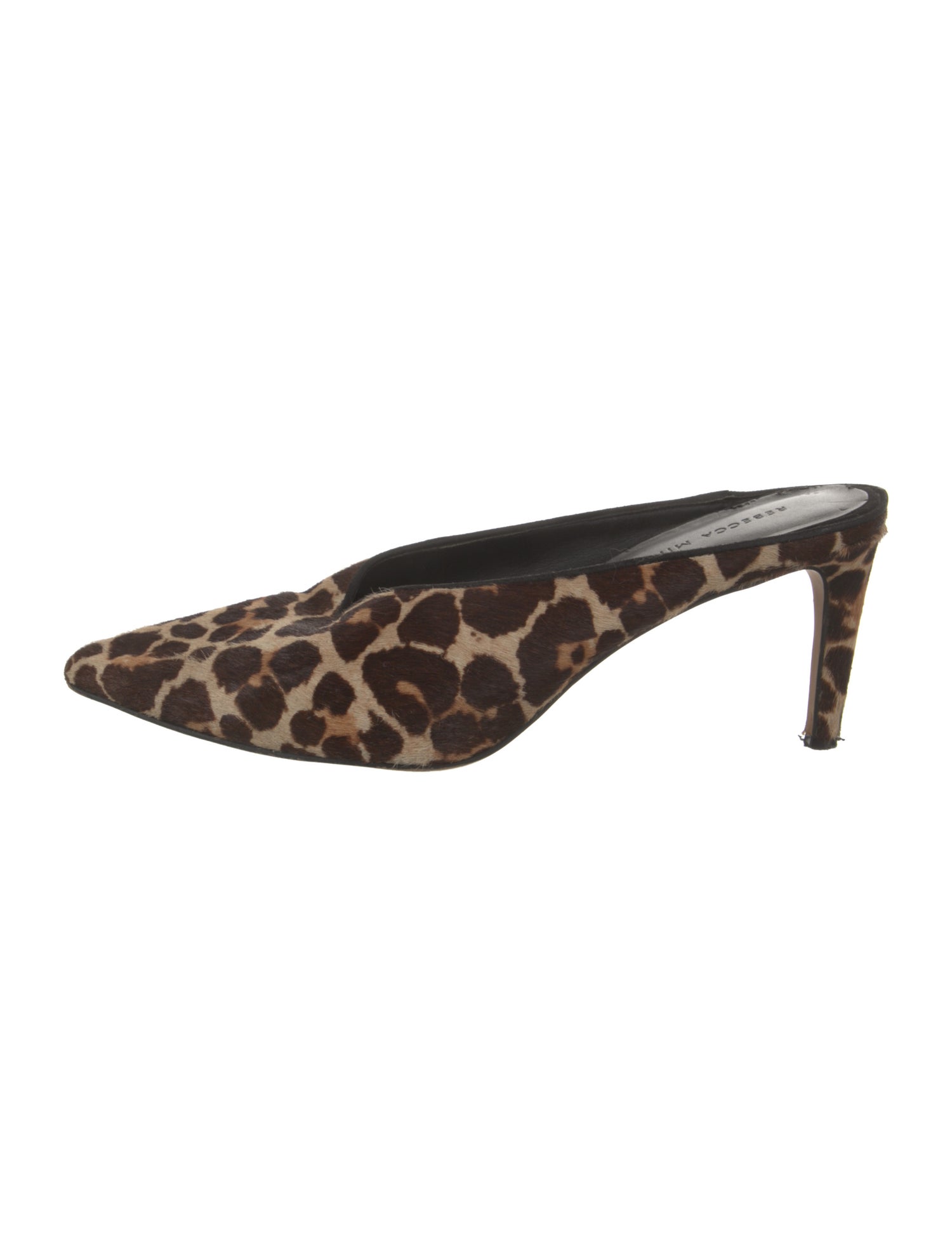 Rebecca Minkoff Ponyhair Animal Print Mules