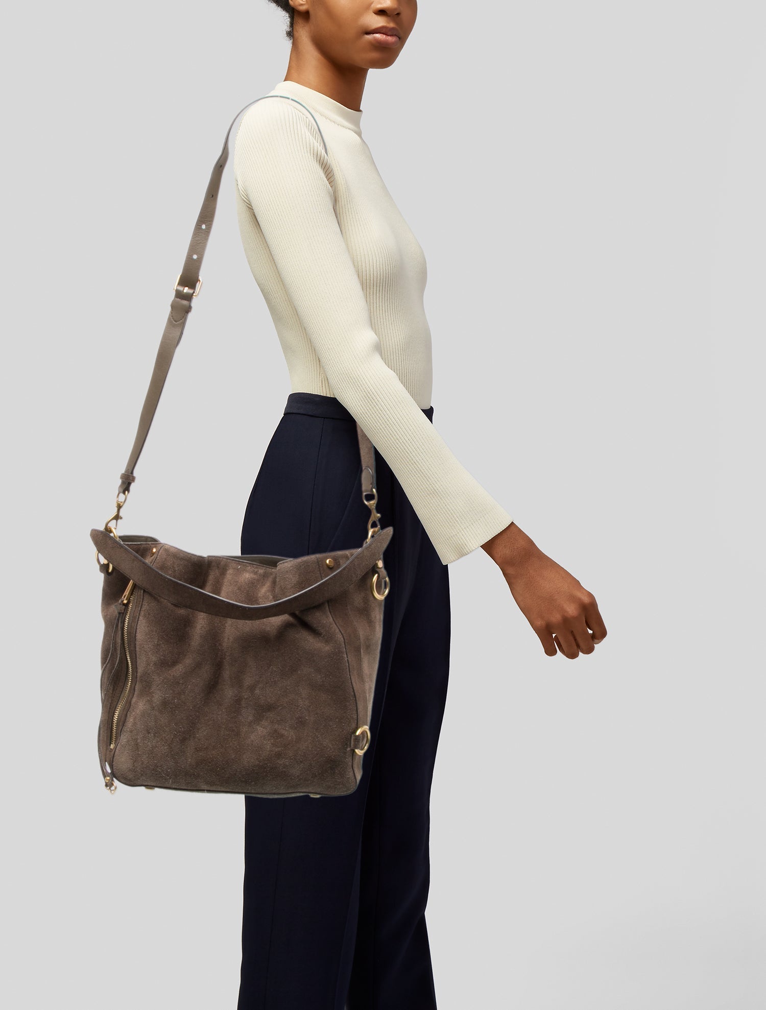 Rebecca Minkoff Suede Bucket Bag