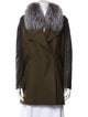 Rebecca Minkoff Wool Faux Fur Coat