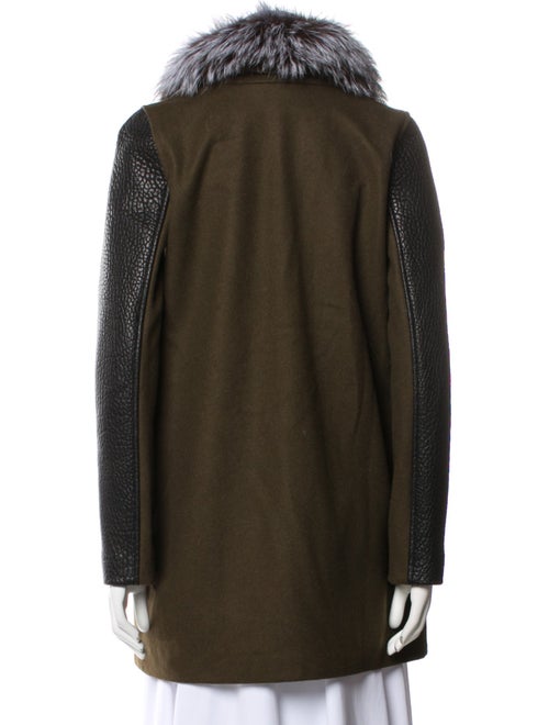 Rebecca Minkoff Wool Faux Fur Coat