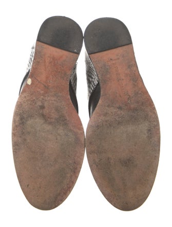 Rebecca Minkoff Leather Colorblock Pattern Lace-Up Boots