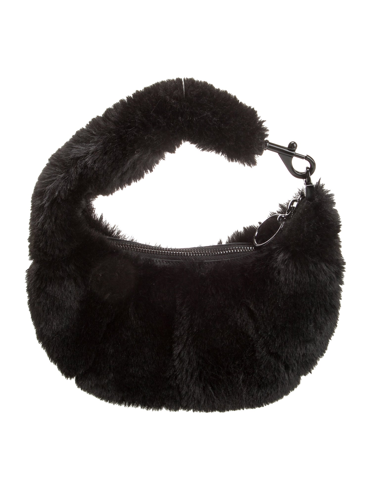 Rebecca Minkoff Faux Fur Top Handle Bag