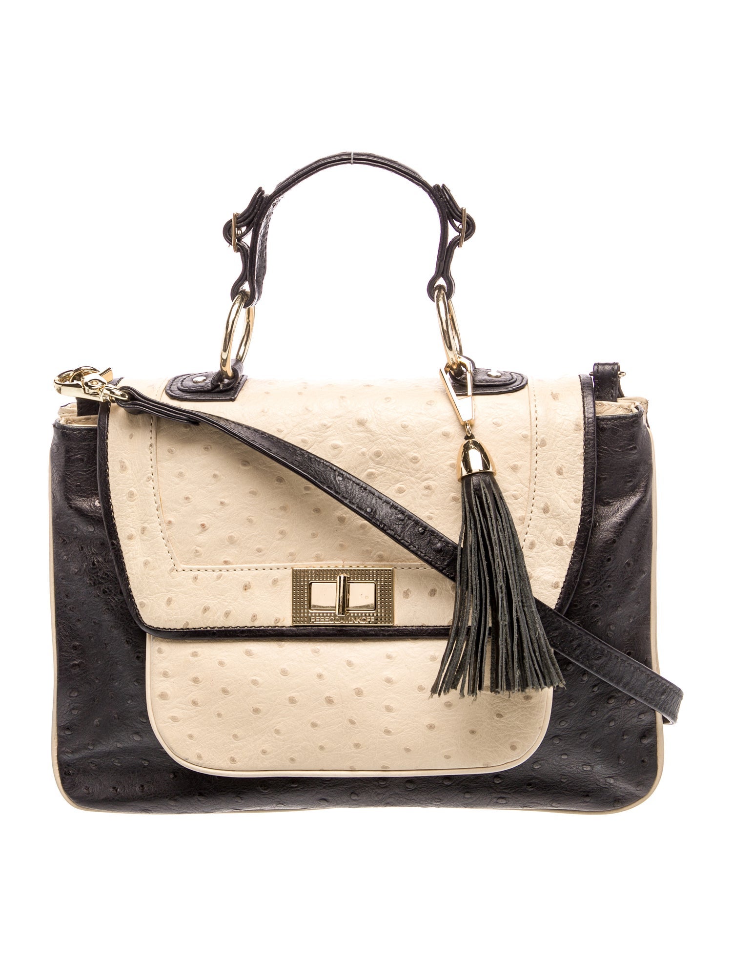 Rebecca Minkoff Ostrich Shoulder Bag