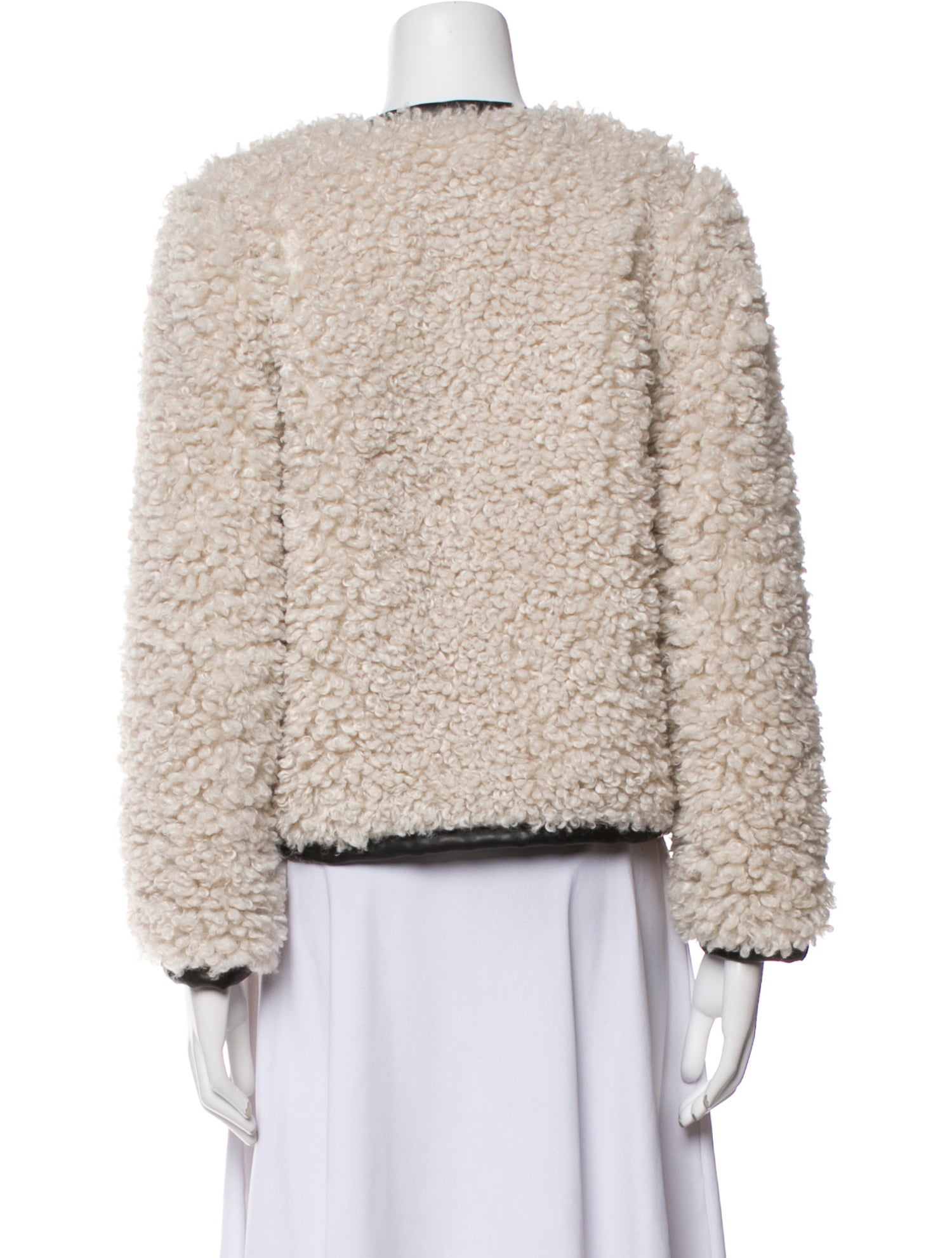 Rebecca Minkoff
 Faux Fur Mockneck Jacket