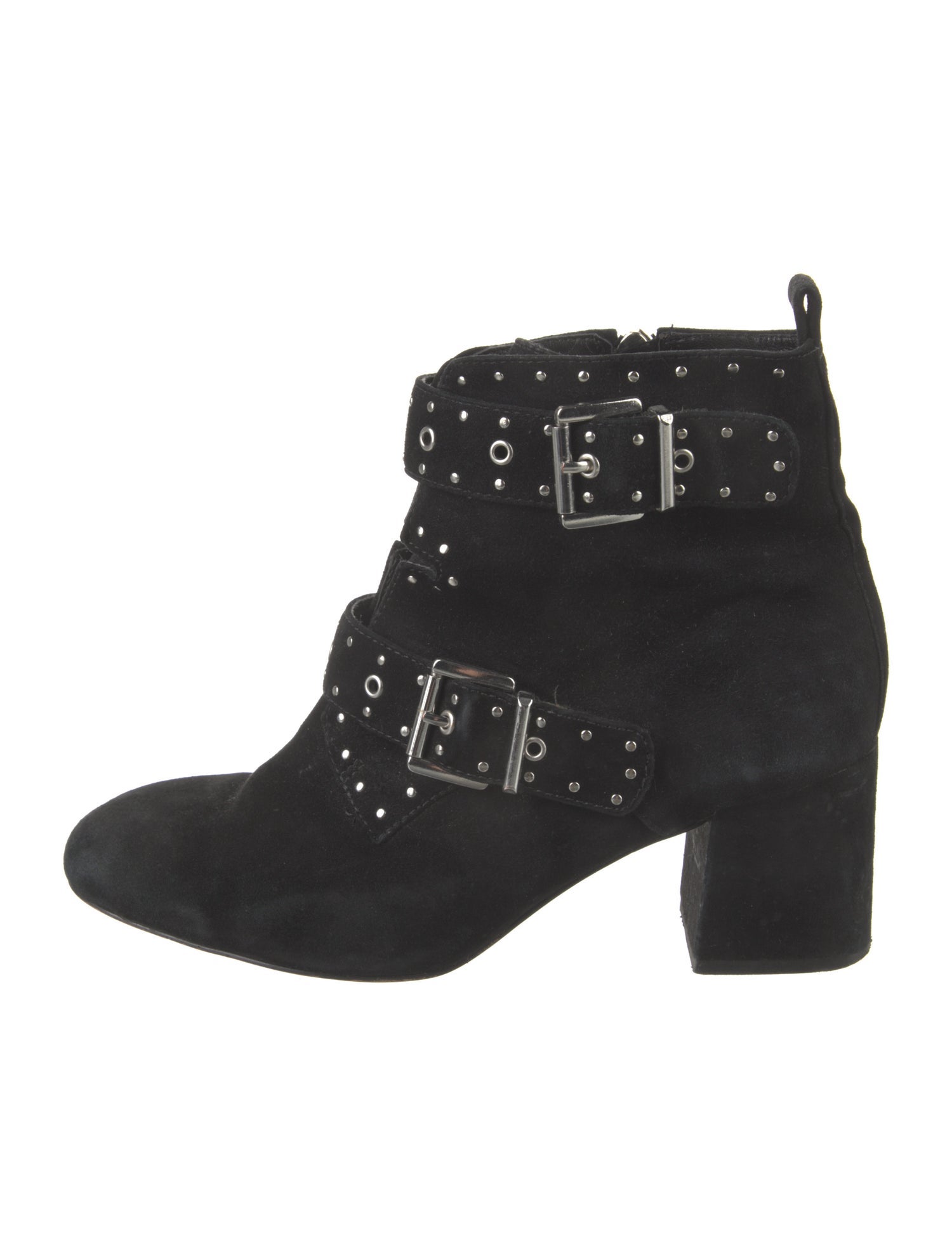 Rebecca Minkoff Suede Studded Accents Boots