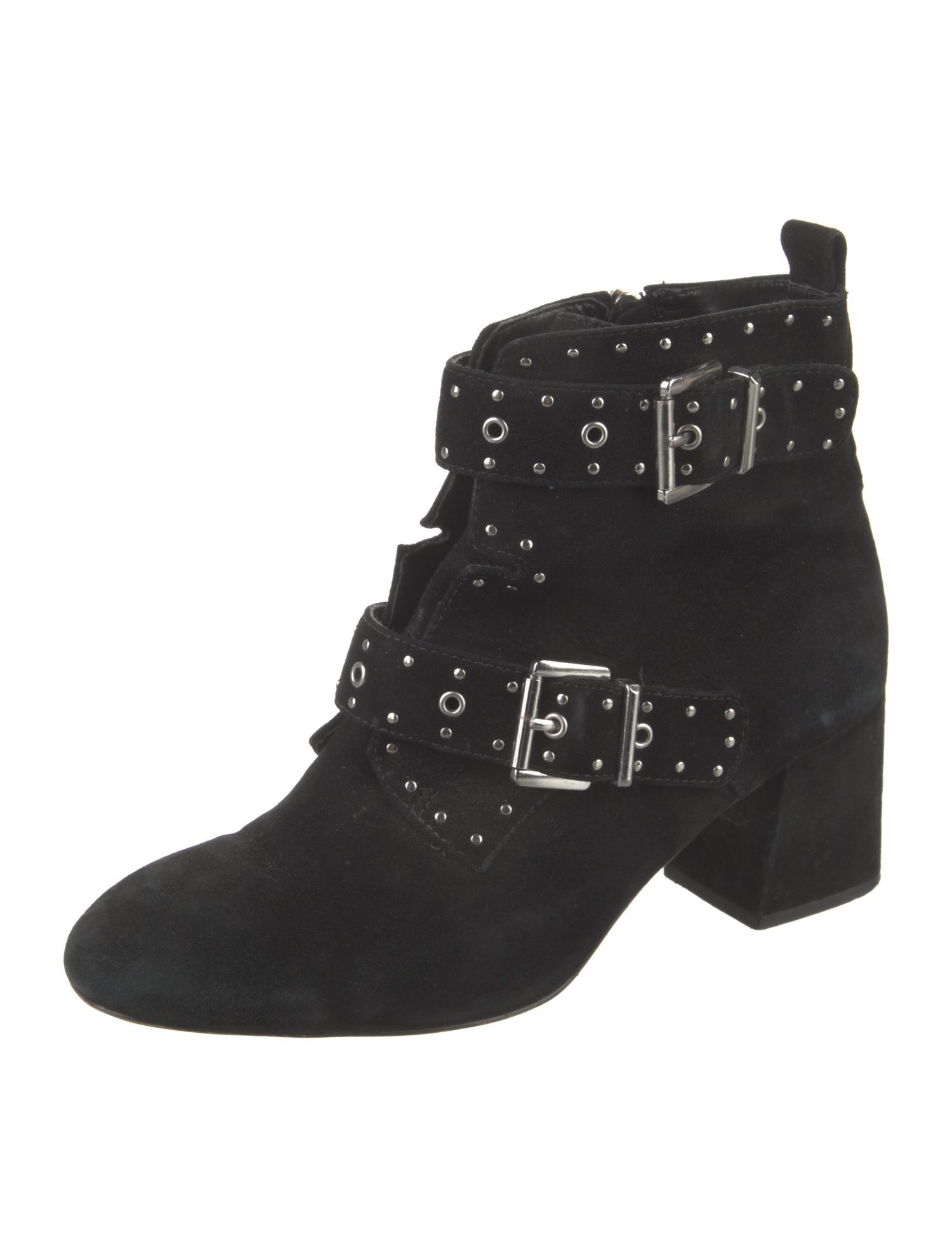 Rebecca Minkoff Suede Studded Accents Boots