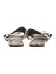 Rebecca Minkoff Leather Animal Print Slides