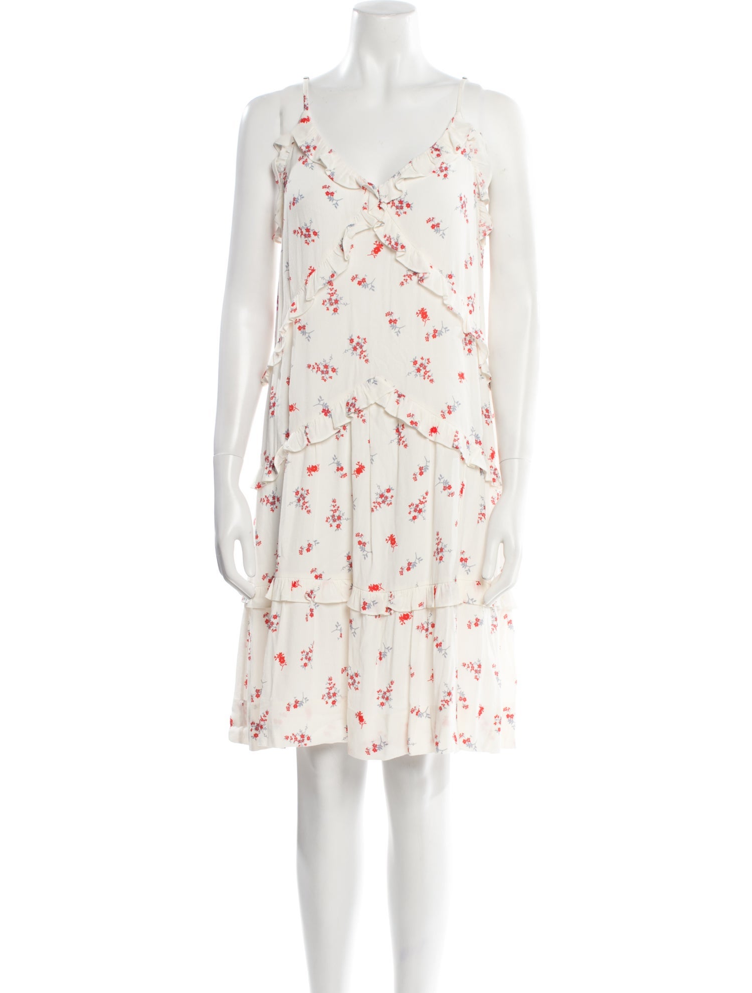 Rebecca Minkoff Floral Print Knee-Length Dress