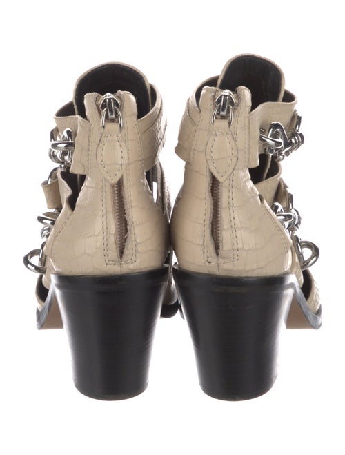 Rebecca Minkoff Leather Cutout Accent Gladiator Sandals